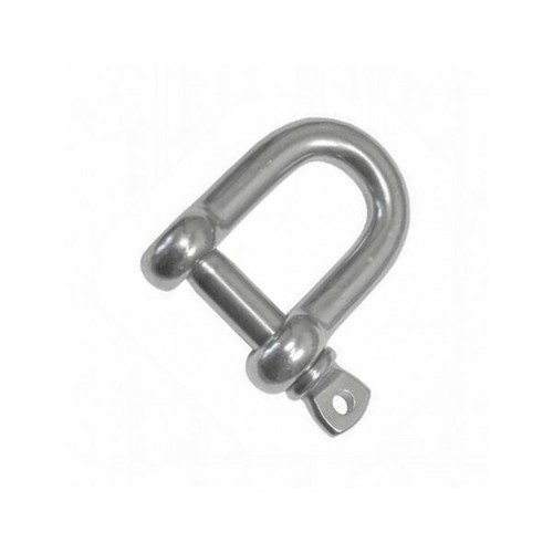 Shackle stainless steel - d-shackle,