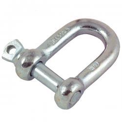 12mm galvanised dee - x,