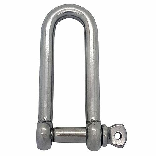 Stainless steel long shackle - steel,