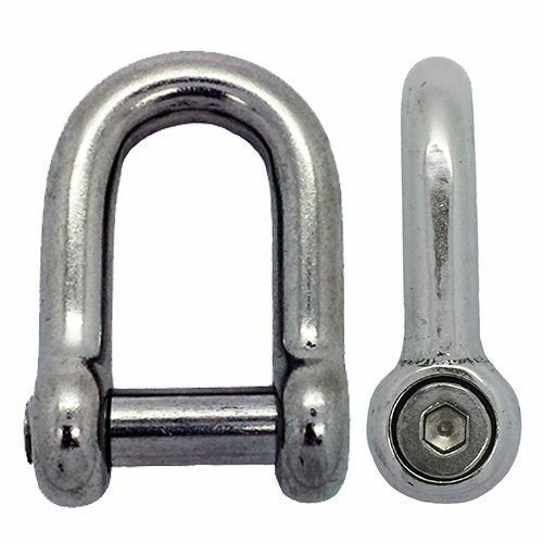 Stainless steel 316 shackle - stainless,