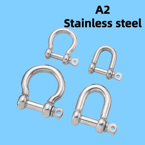 Dee and bow shackles 4mm - bow, 5mm