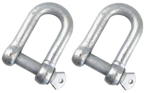 12mm galvanised dee - x,