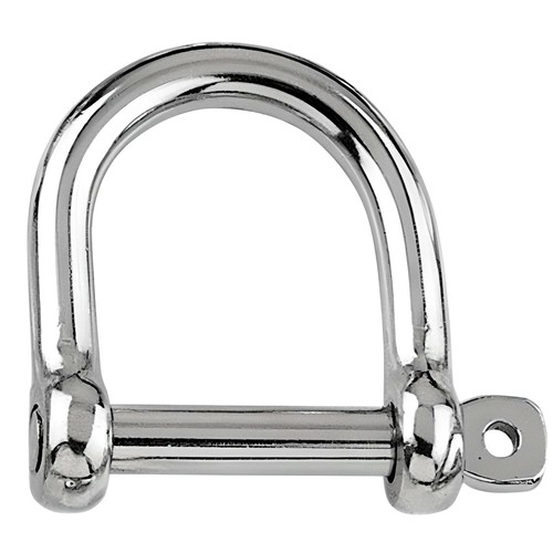 Wide dee shackle stainless - wide,