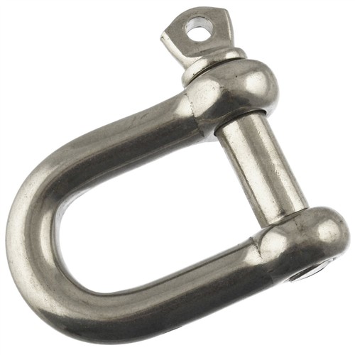 12mm galvanised dee shackle - galvanised,