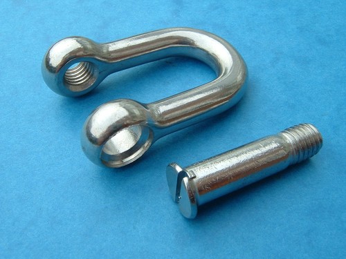 12mm stainless 316 shackle - stainless,