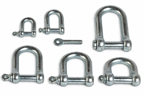 Galvanised dee shackle - galvanised,